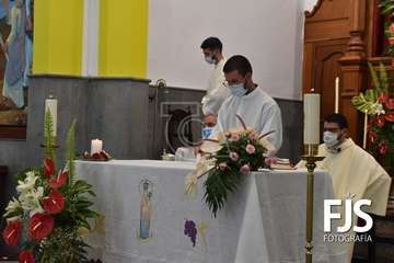  Telde rinde honores a la Virgen de Las Nieves con una solemne misa en Lomo Magullo/Francisco Javier Santana-TA.